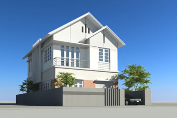 Tham khảo 3 Mẫu thiết kế biệt thự 2 tầng 3 tầng đẹp