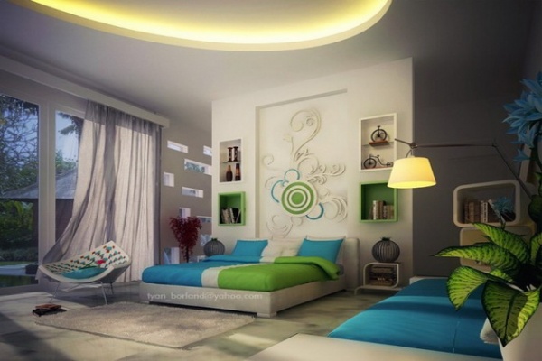 Những bức tường tuyệt đẹp cho phòng ngủ Marvelous