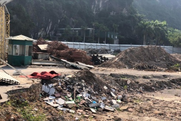 Quảng Ninh tạm dừng thi công công trình ở dự án khu vui chơi giải trí hồ Cô Tiên