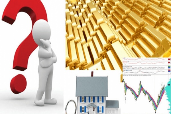 Trong vòng xoáy bất định, đầu tư vàng, chứng khoán hay bất động sản?