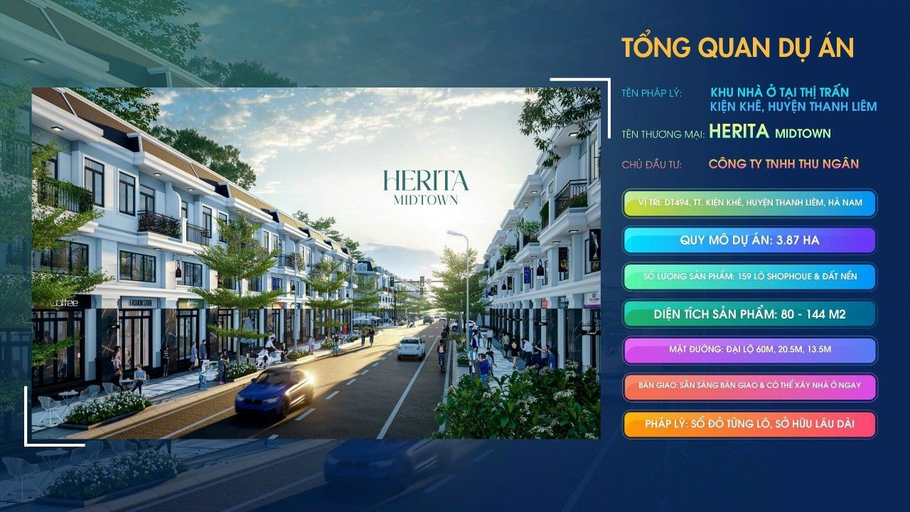 RA HÀNG ĐỢT 1 Đất nền , ShopHouse KĐT Thanh Liêm, Hà Nam