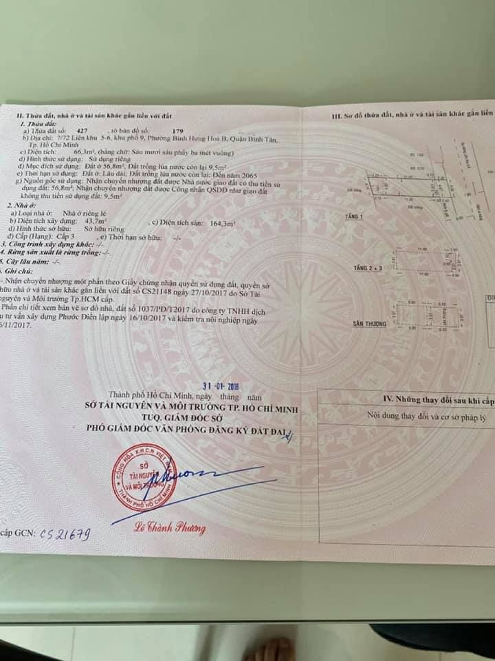 Minh cần ra đi căn nhà liên khu 5.6 đường 8m Quận Bình Tân.Phường Bình Hưng Hoà B.
