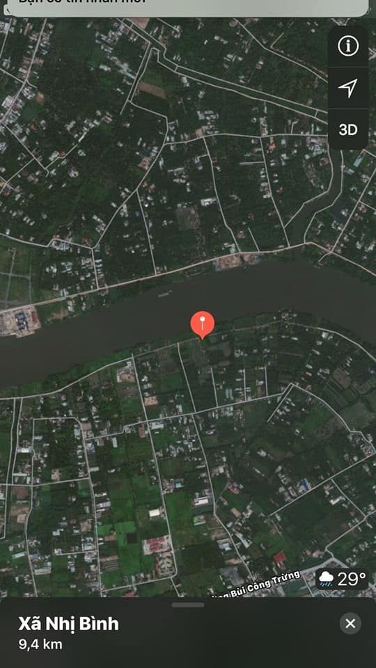 Bán đất mặt tiền sông Sài Gòn, xã Nhị Bình, Hóc Môn