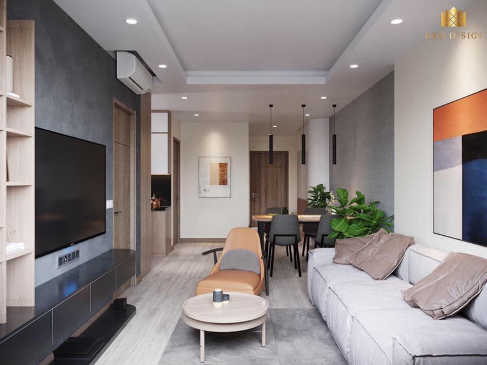 Bán căn chung cư 2 ngủ 2 vệ sinh 70m2, giá 15-16tr/m2 tổng giá trị ~ 1 tỷ1.