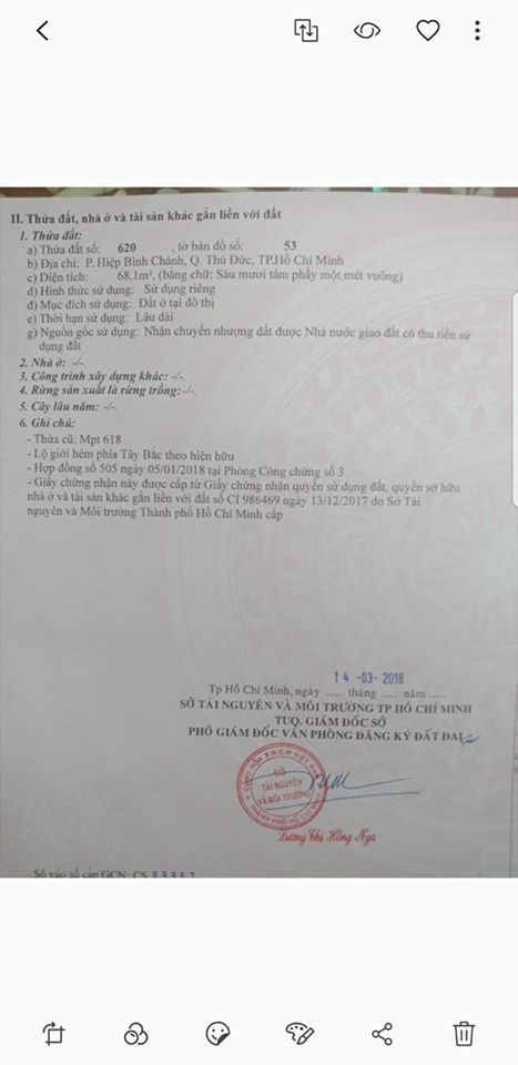 Bán đất đường 26, hiệp bình chánh gần Gigamall