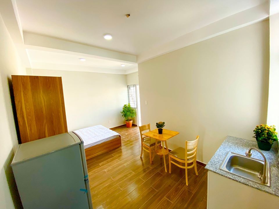CHO THUÊ CĂN HỘ CÓ NỘI THẤT , BAN CÔNG - Đường TÔN ĐẢN, QUẬN 4, TP HCM.