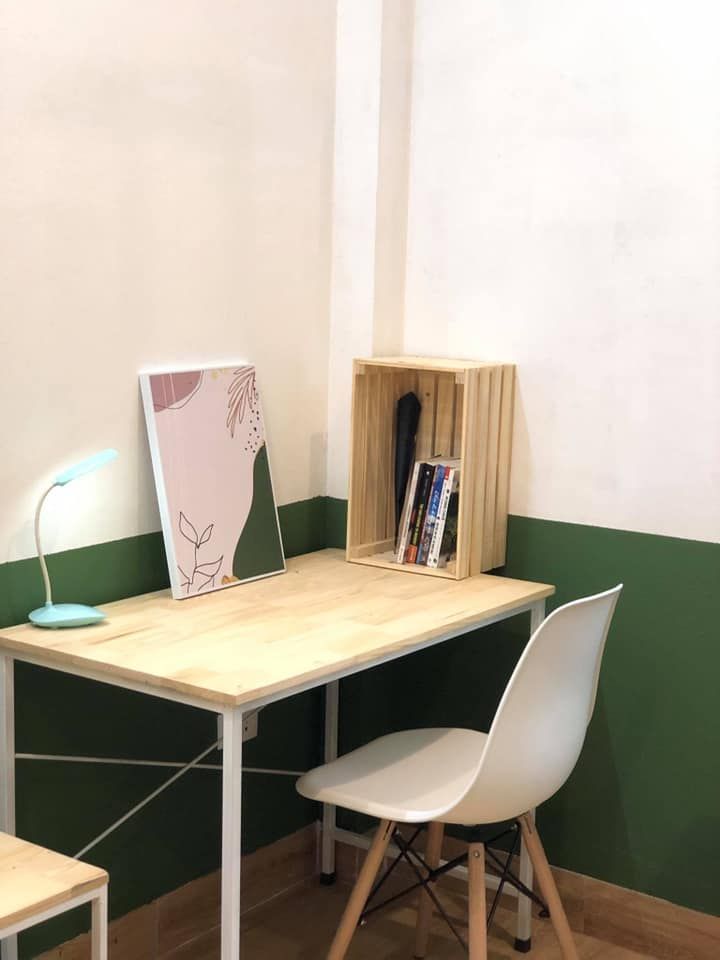 Cho thuê căn hộ full đồ, có 1 cửa sổ lớn, diện tích sử dụng 24m2
