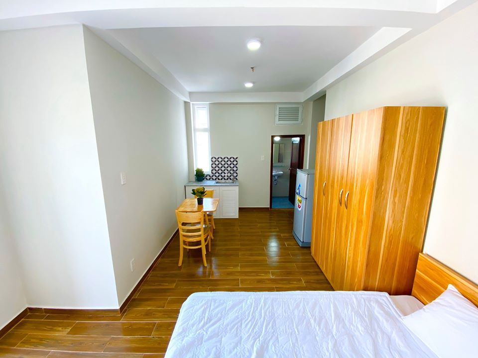 CHO THUÊ CĂN HỘ CÓ NỘI THẤT , BAN CÔNG - Đường TÔN ĐẢN, QUẬN 4, TP HCM.