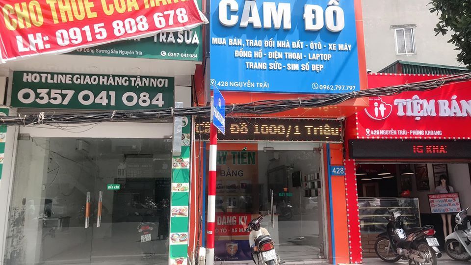 Cho thuê cửa hàng diện tích tầng 1 58m2 để thông sàn.Tầng trên bếp + 1 phòng & s