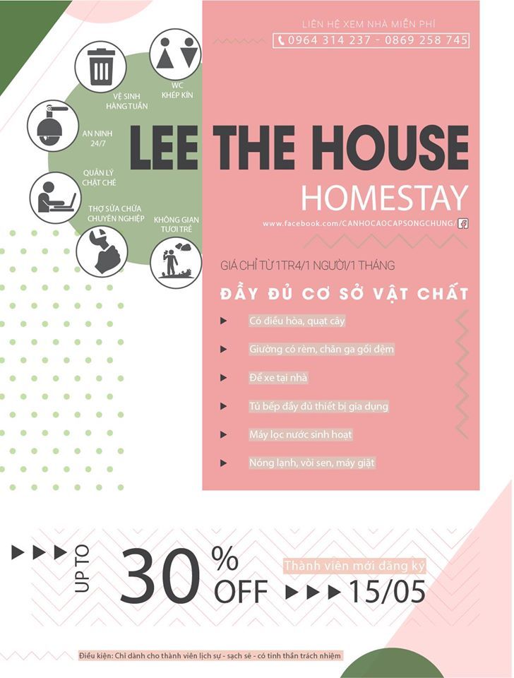 CHO THUÊ TRỌ CƠ SỞ HOMESTAY PHÒNG 4 NGƯỜI Thành Công, Ba Đình, Hà Nội