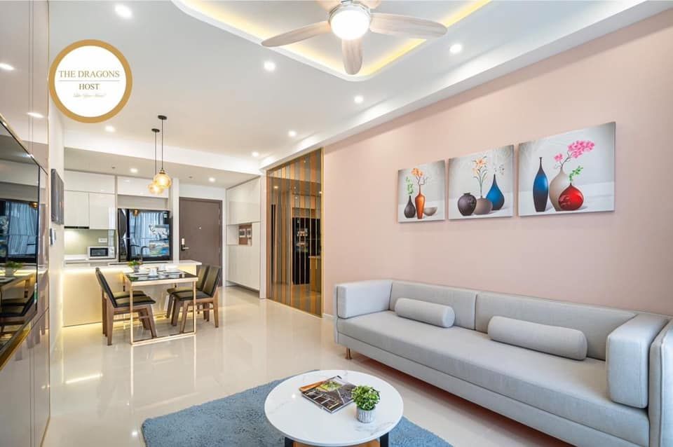 Cho thuê chung cư Tresor. quận 4 923 m2. Đầy đủ nội thất cao cấp