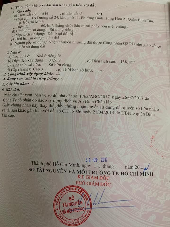 Nhà trệt 2 lầu st, Mt đường số 24 giá 5ty5 còn thương lượng Lh Vân 0989598391