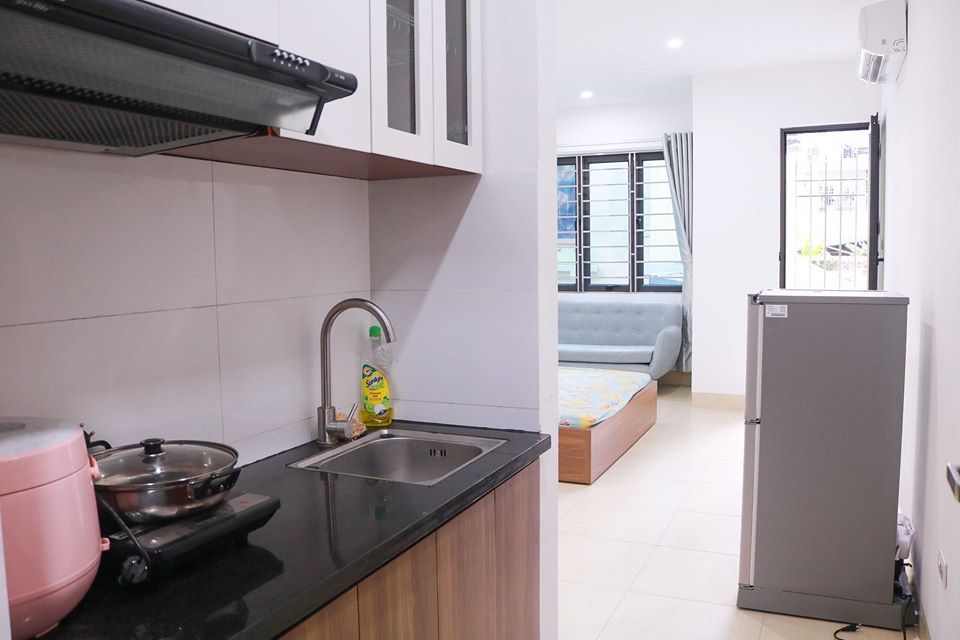 CHO THUÊ CĂN HỘ CHUNG CƯ MINI .ĐỦ ĐỒ,TẠI NGÕ 1 NGUYÊN THỊ ĐỊNH. + 1K + 1 NGỦ