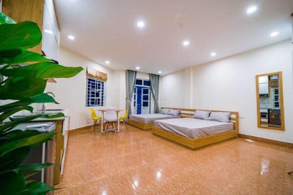 Cho thuê CCMN ở ngay ngã 4 Hồ Tùng Mậu - Xuân Thuỷ nhà mới xây new 100% chưa ai ở , nội thất mới.