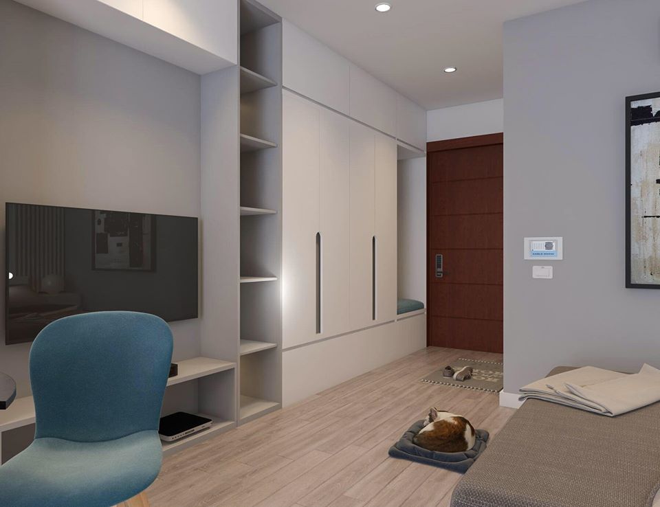 Cho thuê CH Vinhomes D''capitale Trần Duy Hưng studio nội thất mới 100%,vào ở ngay-full nội thất