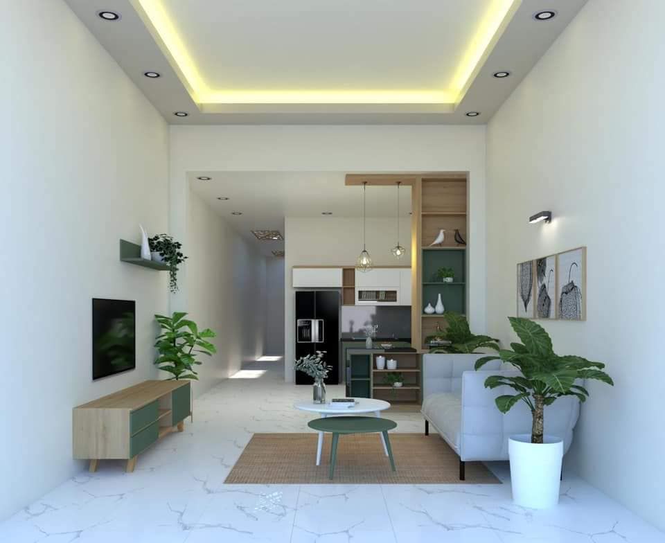 BÁN NHÀ MẶT TIỀN A10 chính Đông 4.2x38m Gần chợ trường học và UBND xã cuebur