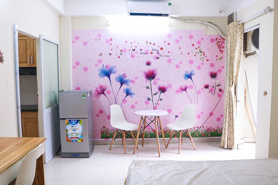 CHO THUÊ CĂN HỘ CHUNG CƯ MINI .ĐỦ ĐỒ,TẠI NGÕ 1 NGUYÊN THỊ ĐỊNH. + 1K + 1 NGỦ
