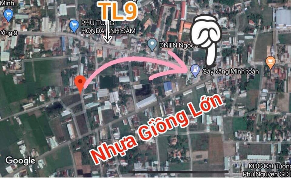 Bán căn nhà cấp 4 sổ Hồng riêng gần chợ Đình, Rừng Dầu, xã Mỹ Hạnh Bắc, huyện Đức Hoà, Long An