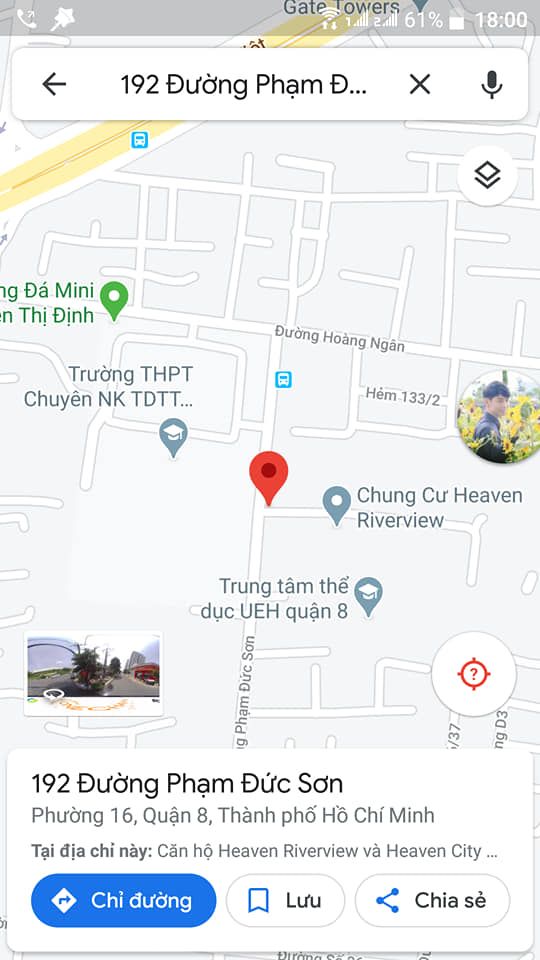 Cho thuê cân hội Chung cư Heaven Riverview - Chung cư Mỹ Phúc gần địa lộ võ văn kiệt-an dương vương