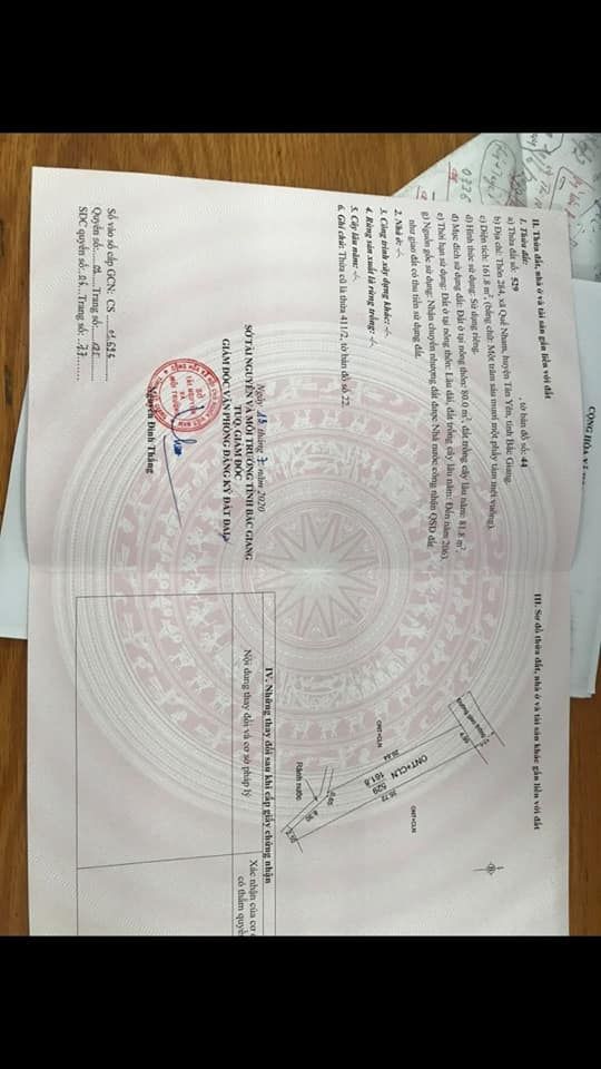Chính chủ cần Bán nhà thôn 284 Quế Nham Tân Yên gần trường CĐSP Ngô Gia Tự Bắc Giang
