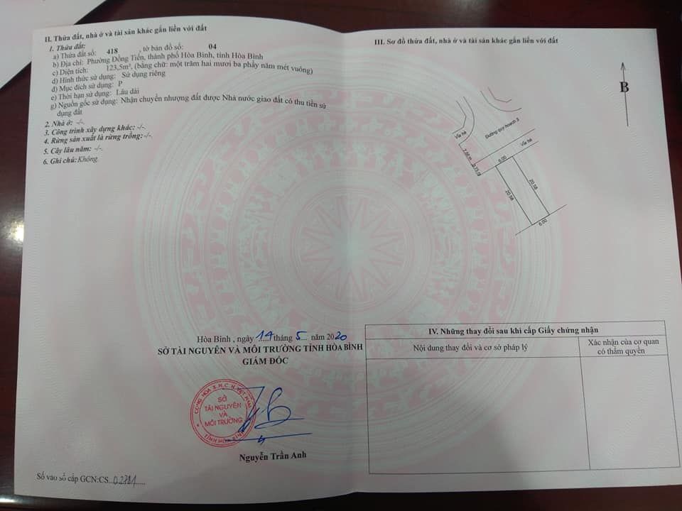 Đất nền khu đô thị mới Vĩnh Hà phường Đồng Tiến tp Hoà Bình