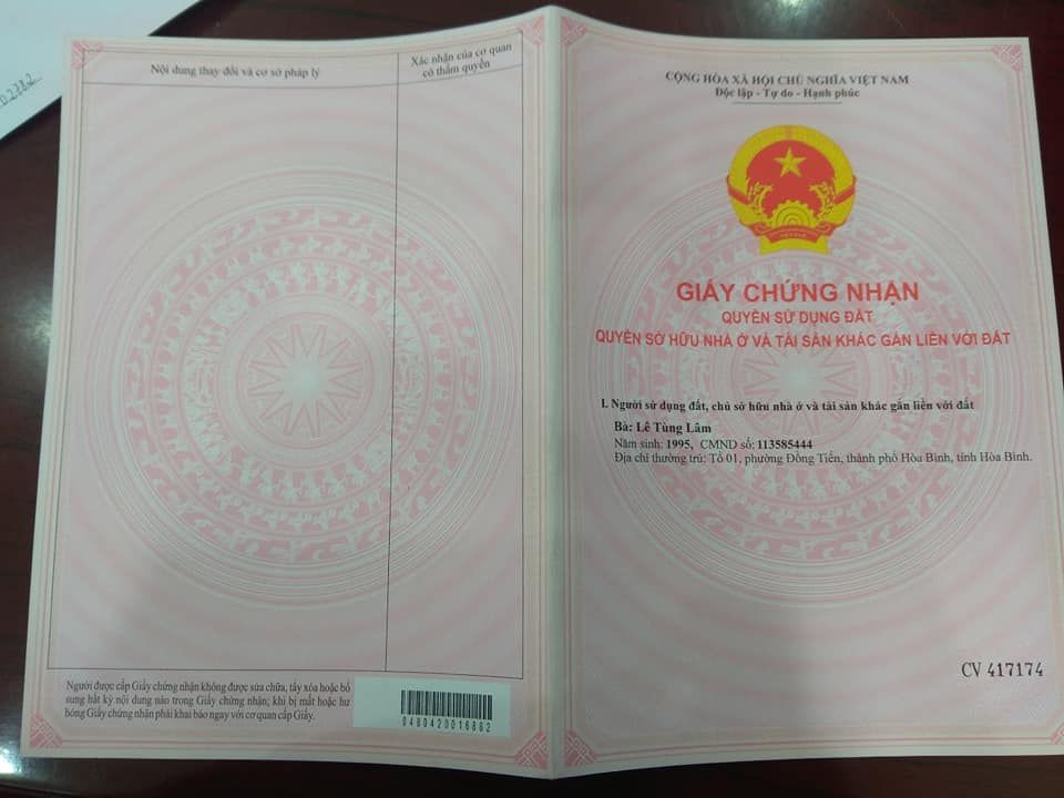Đất nền khu đô thị mới Vĩnh Hà phường Đồng Tiến tp Hoà Bình