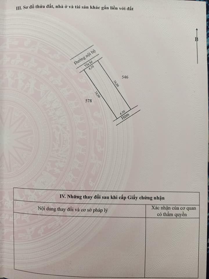 Cần bán đất đối diện chợ Thống Linh - Cao Lãnh 3 mặt tiền, dt 5,30m ×18m.Giá 550triệu