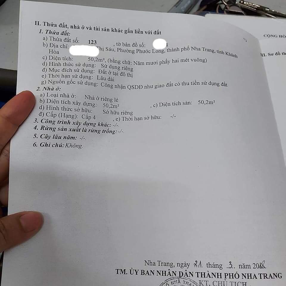BÁN NHÀ HẺM 50 VÕ THỊ SÁU, PHƯỜNG PHƯỚC LONG. Nhà mới xây cuối 2018