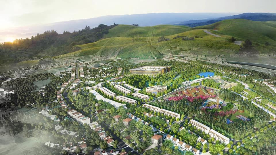 Nhà liền phố khu đô thị thương mại APEC GOLDEN VALLEY MƯỜNG LÒ