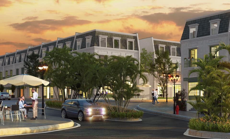 Nhà liền phố khu đô thị thương mại APEC GOLDEN VALLEY MƯỜNG LÒ