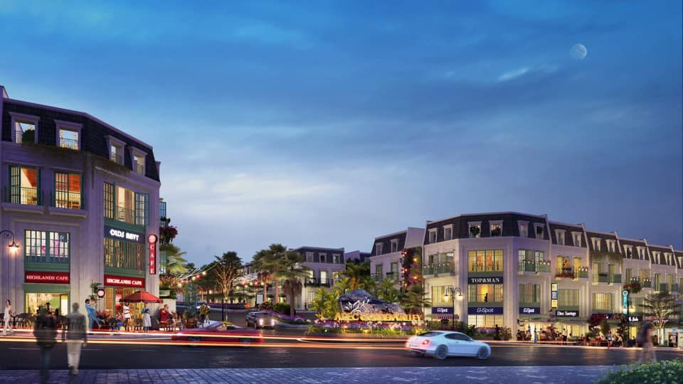 Nhà liền phố khu đô thị thương mại APEC GOLDEN VALLEY MƯỜNG LÒ