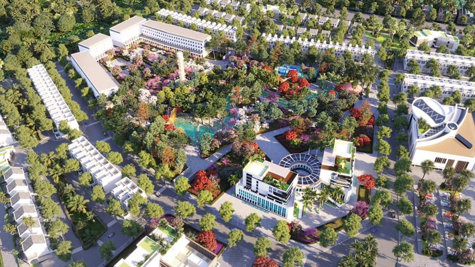 Nhà liền phố khu đô thị thương mại APEC GOLDEN VALLEY MƯỜNG LÒ