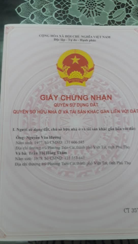 Chính chủ bán 1000m2 đất vườn khu 2 mới Thanh Đình Việt Trì, vị trí đẹp thoáng , thiện chí đt trực
