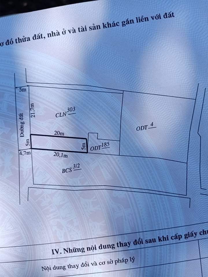 Cần bán lô đất khối 5 thị trấn Núi Thành DT 5x20 đất ở hoàn toàn đường chà bá có điện đường.