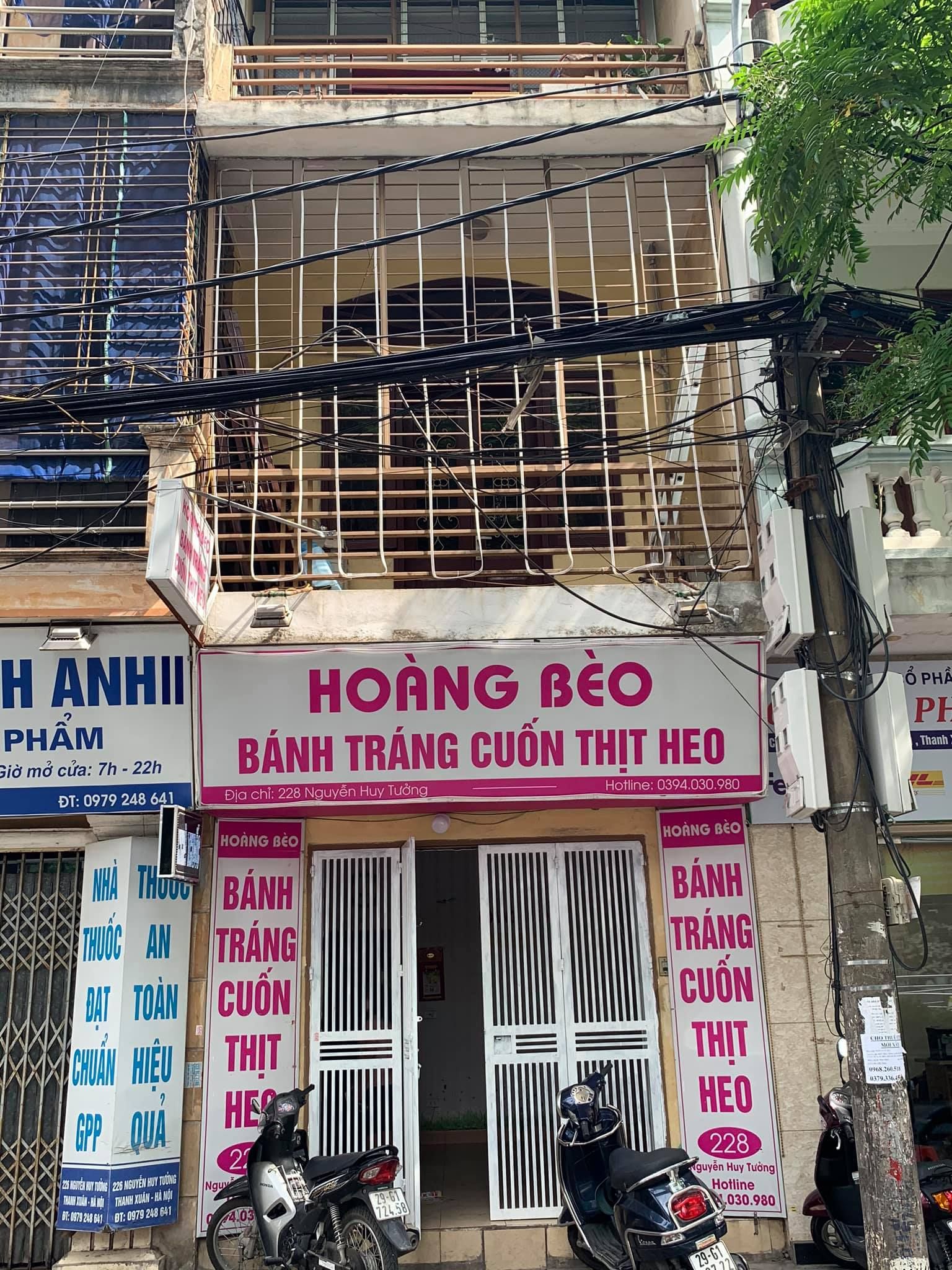 Cho thuê mặt bằng tại số 228 Nguyễn Huy Tưởng, Thanh Xuân, HN Mặt bằng nằm đối diện Imperial Garden