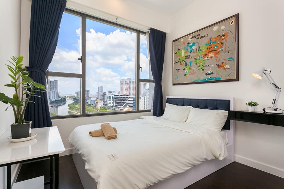 Cho thuê Căn hộ CAO CẤP Rivergate view siêu đẹp 3pn2wc. Full nội thất sang trọng như hình