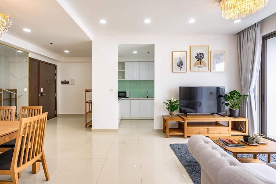 Cho thuê Căn hộ CAO CẤP Rivergate view siêu đẹp 3pn2wc. Full nội thất sang trọng như hình