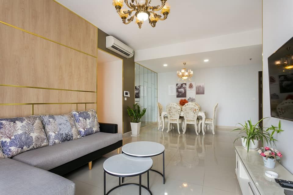Cho thuê Căn hộ CAO CẤP Rivergate view siêu đẹp 3pn2wc. Full nội thất sang trọng như hình