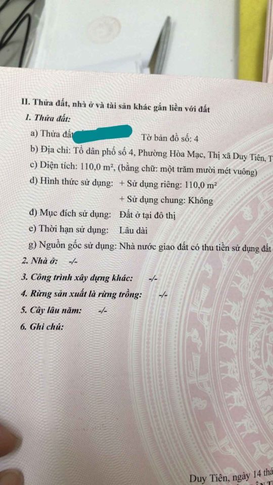 Chính chủ cần bán hai lô lk đất đô thị hòa mạc,tổ dân phố số 4,phường hòa mạc giá rẻ cho NDT