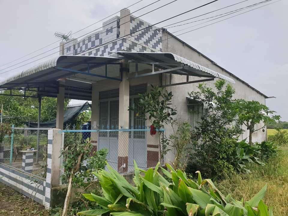 BÁN NHÀ VÀ ĐẤT GIÁ RẺ VỊ THANH HẬU GIANG 14x20 có 123m thổ cư, hàng rào kiên cố bao quanh