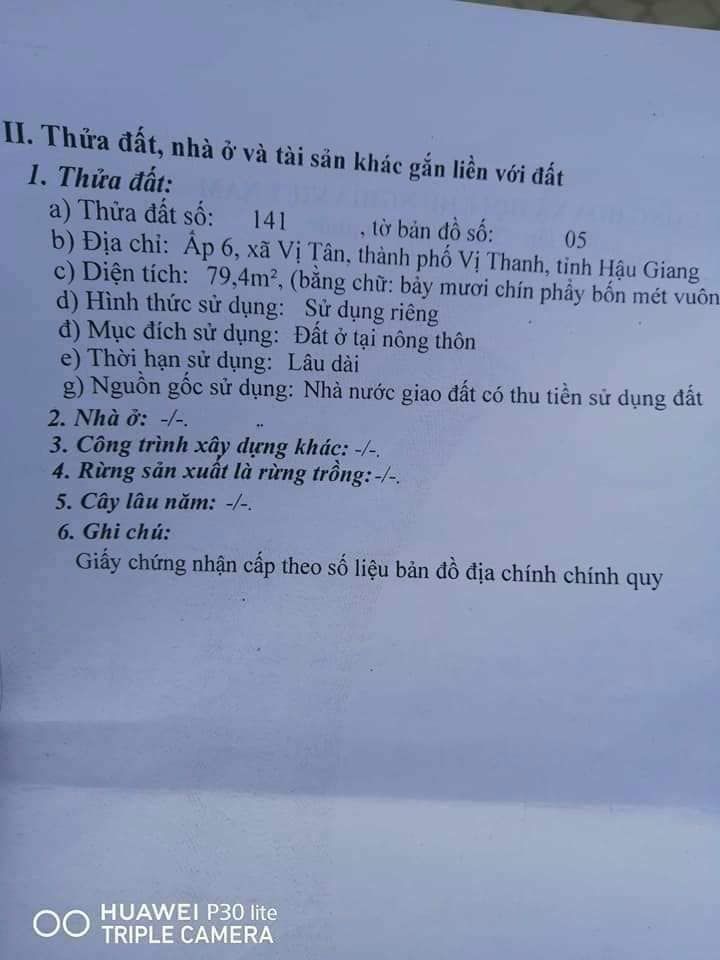 BÁN NHÀ MỚI 100% KDC KHO BẠC, VỊ TÂN, VỊ THANH, HẬU GIANG