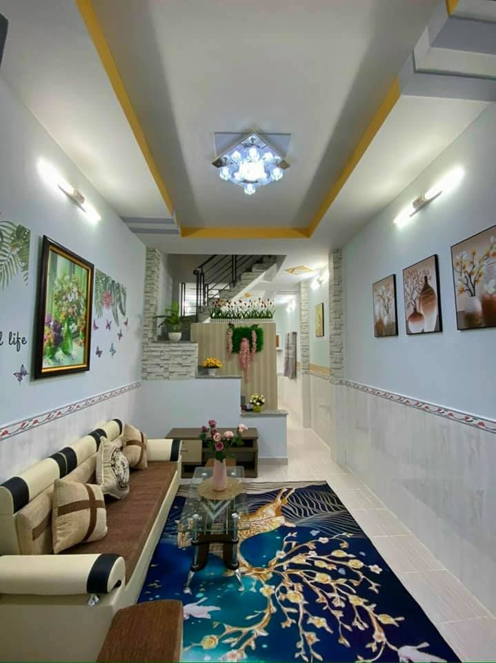 BÁN NHÀ NGUYỄN DUY CUNG P12 GÒ VẤP DT: 3 nở hậu 3.25m X 10.5m 2 phòng ngủ, 2 WC