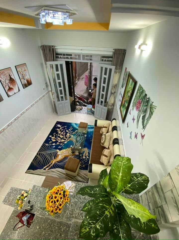 BÁN NHÀ NGUYỄN DUY CUNG P12 GÒ VẤP DT: 3 nở hậu 3.25m X 10.5m 2 phòng ngủ, 2 WC