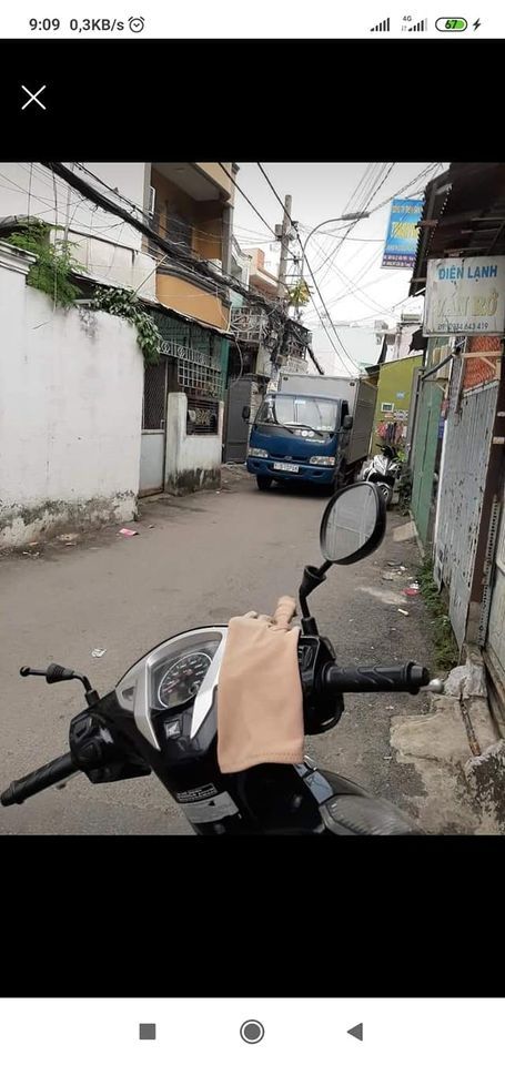 Cho thuê nguyên căn mặt tiền hẻm Lê Văn Thọ P9 GV hẻm kinh doanh buôn bán tốt Dt: 4x11 1 lầu