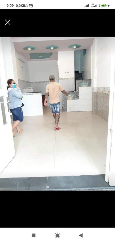 Cho thuê nguyên căn mặt tiền hẻm Lê Văn Thọ P9 GV hẻm kinh doanh buôn bán tốt Dt: 4x11 1 lầu