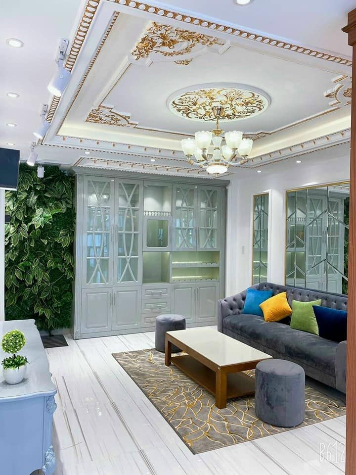 Bán nhà QUANG TRUNG P8 GÒ VẤP. DT: 4m x 16m. Nhà 1 trệt 1 lửng 3 lầu. 4PN ,5 toilet, gara xe hơi