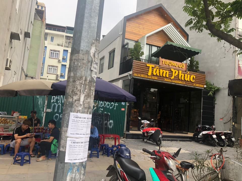 Bán đất mặt phố số 3 - 5 Nguyễn Văn Huyên Cầu Giấy Hà Nội S đất 365 m2. Mặt tiền13 m
