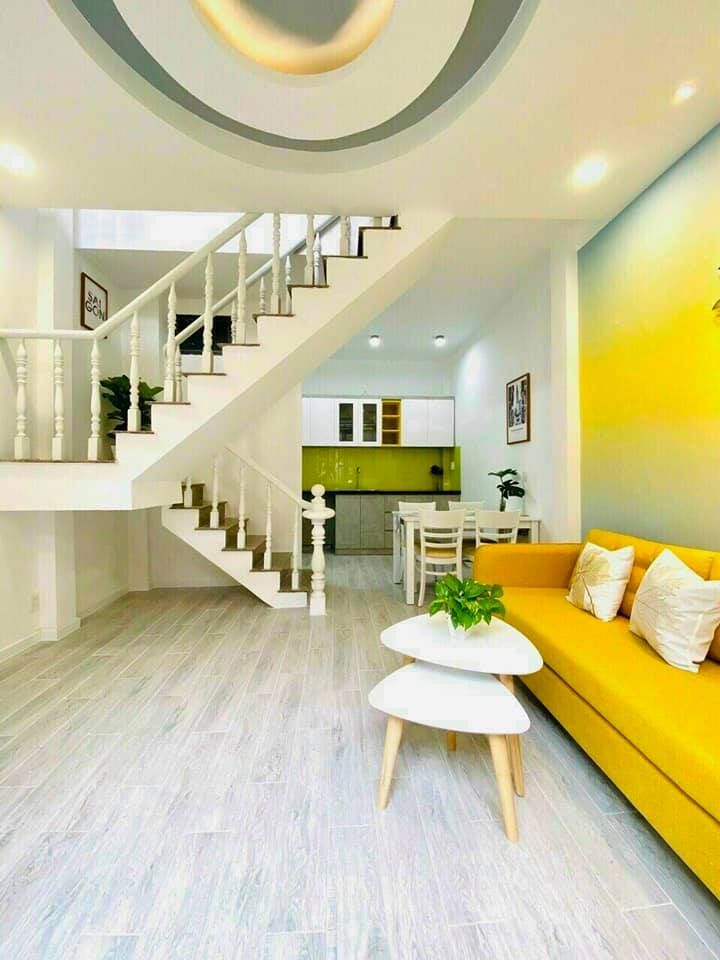 Bán nhà QUANG TRUNG P11 GÒ VẤP DT: 4m x 7m Nhà mới đẹp 1 Trệt, 1 Lửng, 1 Lầu. Gồm 2PN, 2WC