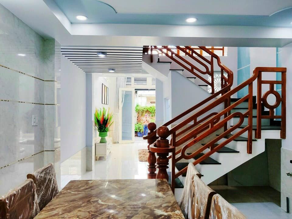 SIÊU PHẨM MẶT TIỀN ĐƯỜNG SỐ 5 P16 GÒ VẤP Diện tích:4x12m Kết cấu: 1 lửng,3 lầu,sân thượng, 4PN.