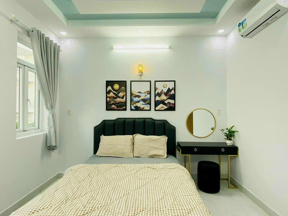SIÊU PHẨM MẶT TIỀN ĐƯỜNG SỐ 5 P16 GÒ VẤP Diện tích:4x12m Kết cấu: 1 lửng,3 lầu,sân thượng, 4PN.